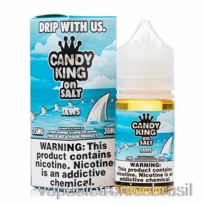 Vape Recarregável Jaws - Candy King On Salt - 30ml 50mg